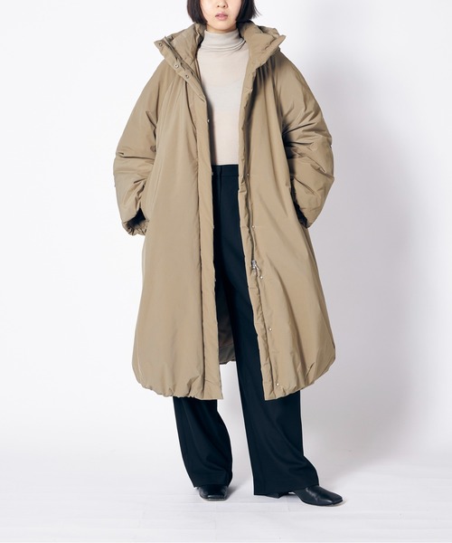 新品未使用CLANE BALLOON HOODIE LONG DOWN COAT セール】BALLOON HOODIE LONG DOWN COAT（ダウンジャケット