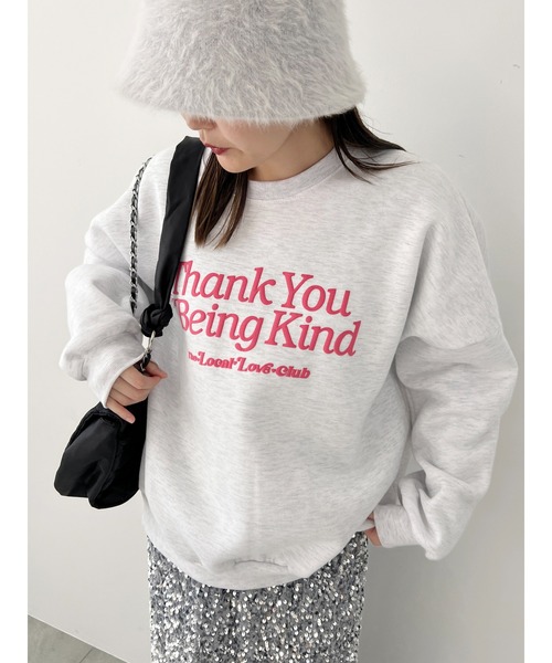 WC（ダブル シー）の「フォームプリントスウェット（スウェット・レディース・グレー/ブラック・FREE）」の2枚目の写真