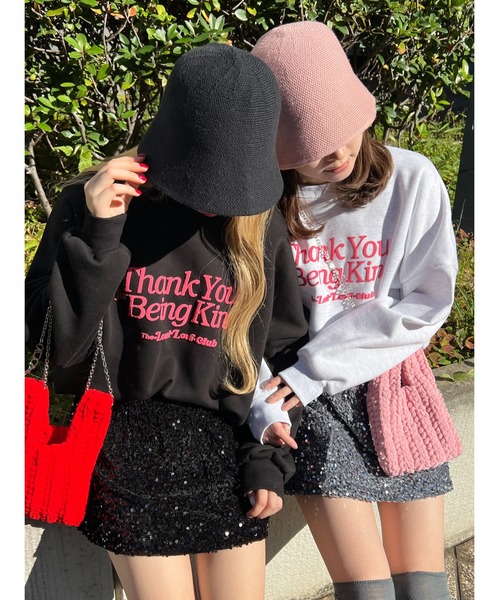 WC（ダブル シー）の「フォームプリントスウェット（スウェット・レディース・グレー/ブラック・FREE）」の18枚目の写真