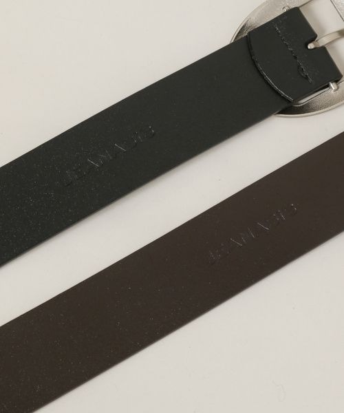 JEANASIS（ジーナシス）の「オーバルバックルベルト/103527（ベルト・レディース・ブラック/ブラウン・FREE）」の4枚目の写真