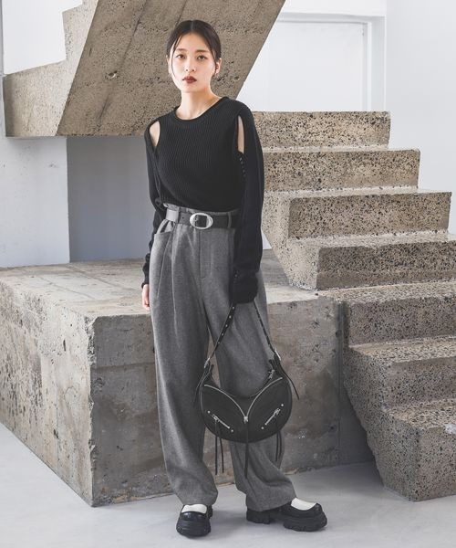 JEANASIS（ジーナシス）の「オーバルバックルベルト/103527（ベルト・レディース・ブラック/ブラウン・FREE）」の11枚目の写真