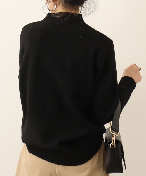 Chiaro（キアロ）の「chiaro ハイネックニット（ニット/セーター・レディース・ベージュ/カーキ/ブラック/レッド/オフホワイト・40）」の15枚目の写真