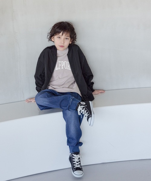 GLOBAL WORK（グローバルワーク）の「洗える撥水MA-1/976053（MA-1・キッズ・カーキ/ブラック・140cm/120cm/160cm/150cm/130cm/170cm）」の3枚目の写真