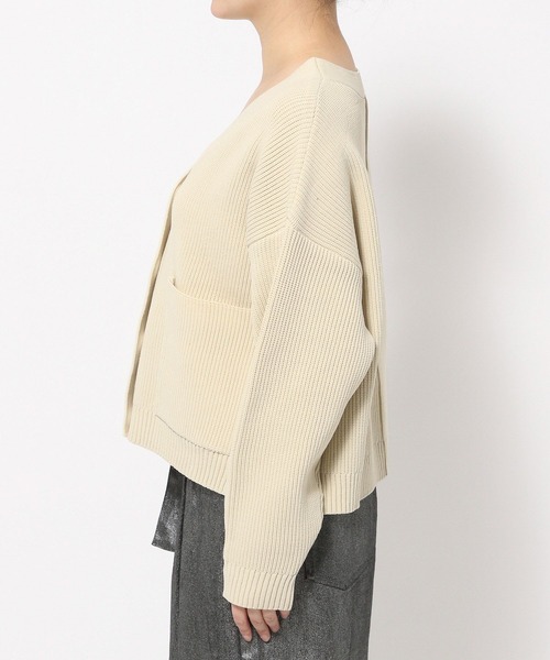 BAYFLOW(ベイフロー)の「スポンディッシュニットカーディガン(カーディガン/ボレロ・レディース・オフホワイト/イエロー/ブルー/チャコール・FREE)」の20枚目の写真