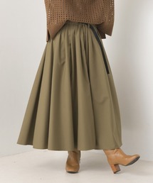 OMNES | ウェビングベルトギャバタックスカート(スカート)