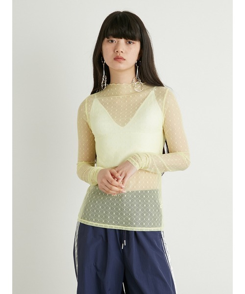 lilybrown  レーストップス レースカッティングトップス(Tシャツ・カットソー)｜トップス