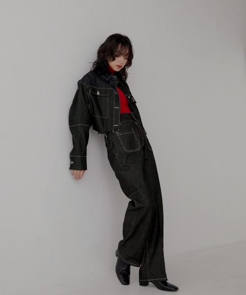 セール】フロントポケットデニム（デニムパンツ）｜hellam（へラム）の