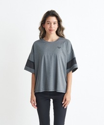 SIMPLY CALM TEE/ロキシー速乾UVカット付きリラックスフィットドロップショルダーフィットカットソー