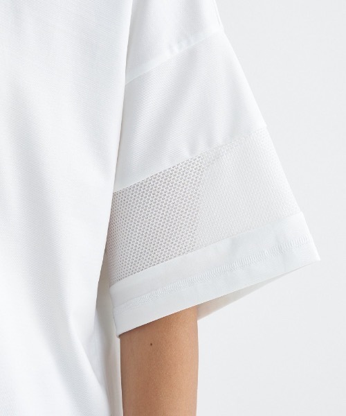 ROXY(ロキシー)の「SIMPLY CALM TEE/ロキシー速乾UVカット付きリラックスフィットドロップショルダーフィットカットソー(Tシャツ/カットソー・レディース・ピンク/ホワイト/グレー・LARGE/MEDIUM/SMALL)」の7枚目の写真