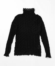 EMMEL REFINES（エメルリファインズ）の「＜EMMEL REFINES＞EM ウェーブシアー タートルカットソー（Tシャツ/カットソー・レディース）」