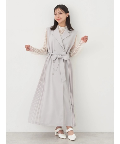 earth music&ecology(アースミュージックアンドエコロジー)の「レースドッキングプルオーバー(Tシャツ/カットソー・レディース・オフホワイト/ブラック/ライトグレー/ミント・S/M)」の15枚目の写真