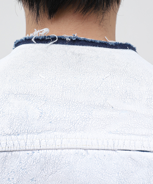 MAISON MARGIELA / メゾン マルジェラ】Painted Collarless Denim
