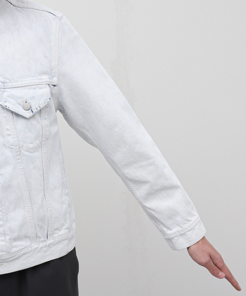 MAISON MARGIELA / メゾン マルジェラ】Painted Collarless Denim