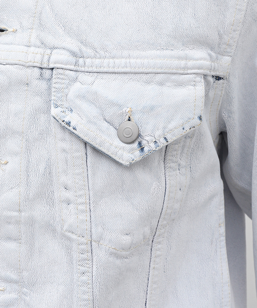 MAISON MARGIELA / メゾン マルジェラ】Painted Collarless Denim