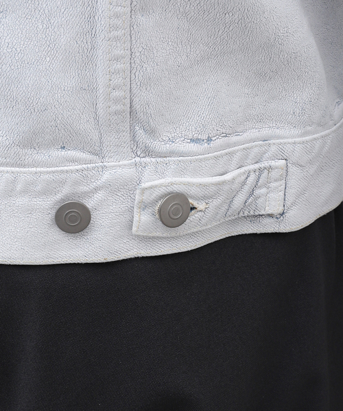 Maison Margiela(メゾンマルジェラ)の「【MAISON MARGIELA / メゾン マルジェラ】Painted Collarless Denim(デニムジャケット・メンズ・ホワイト・48/50)」の15枚目の写真