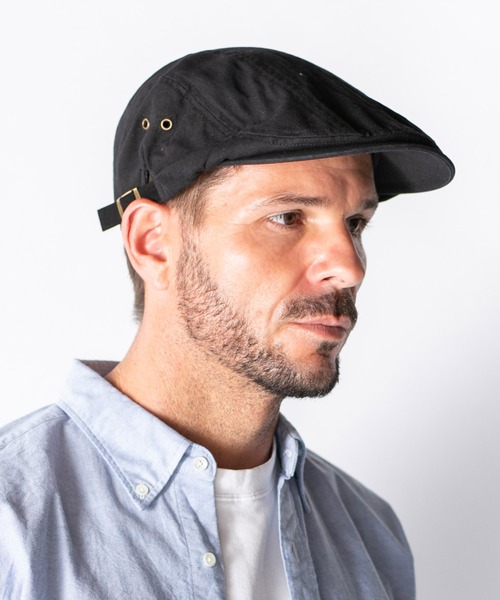 14+（イチヨンプラス）の「コットンウォッシュハンチング（ハンチング/ベレー帽・レディース・ネイビー/ベージュ/カーキ/ブラック・MEDIUM/X-LARGE）」の2枚目の写真