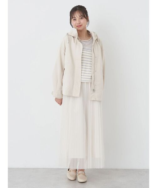 earth music&ecology(アースミュージックアンドエコロジー)の「マウンテンパーカー(マウンテンパーカー・レディース・ホワイト系その他2/カーキ/ネイビー/ベージュ・FREE)」の13枚目の写真