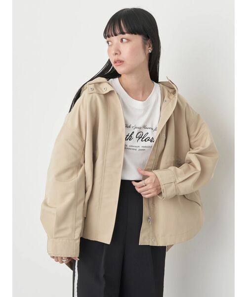 earth music&ecology(アースミュージックアンドエコロジー)の「マウンテンパーカー(マウンテンパーカー・レディース・ホワイト系その他2/カーキ/ネイビー/ベージュ・FREE)」の15枚目の写真