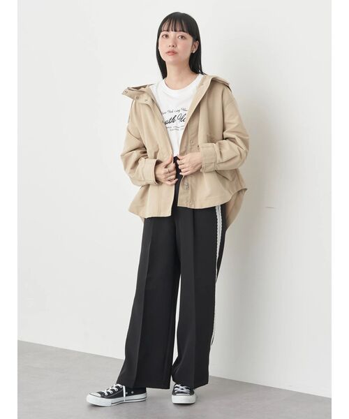 earth music&ecology(アースミュージックアンドエコロジー)の「マウンテンパーカー(マウンテンパーカー・レディース・ホワイト系その他2/カーキ/ネイビー/ベージュ・FREE)」の16枚目の写真