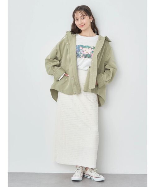 earth music&ecology(アースミュージックアンドエコロジー)の「マウンテンパーカー(マウンテンパーカー・レディース・ホワイト系その他2/カーキ/ネイビー/ベージュ・FREE)」の20枚目の写真