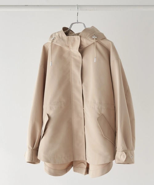 earth music&ecology(アースミュージックアンドエコロジー)の「マウンテンパーカー(マウンテンパーカー・レディース・ホワイト系その他2/カーキ/ネイビー/ベージュ・FREE)」の6枚目の写真