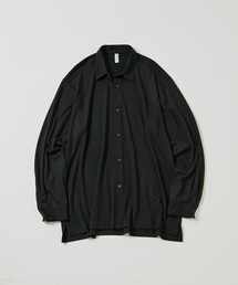 ADAM ET ROPE' | ウール天竺 レギュラーカラー カットシャツ / ロングシーズン着用可能(シャツ/ブラウス)