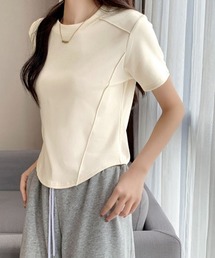 Miniministore（ミニミニストア）の「無地 Tシャツ クルーネック レディース（Tシャツ/カットソー）」