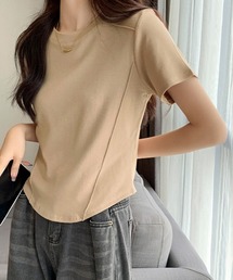 無地 Tシャツ クルーネック レディース