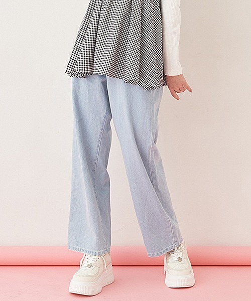 メゾピアノジュニア　美脚ルーズストレートデニムパンツ　150 楽天市場】メゾピアノジュニア(mezzo piano junior)アソート