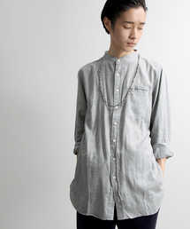 WEGO | WEGO/ビエラバンドカラーロングシャツ(シャツ/ブラウス)