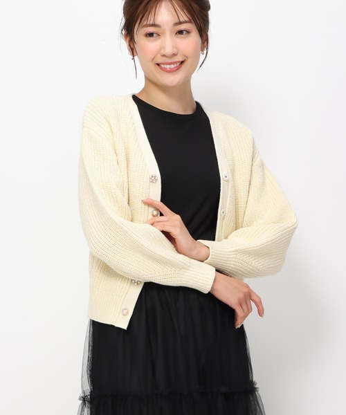 MISCH MASCH（ミッシュマッシュ）の「□2024春夏新作□ビジュー釦ラメ