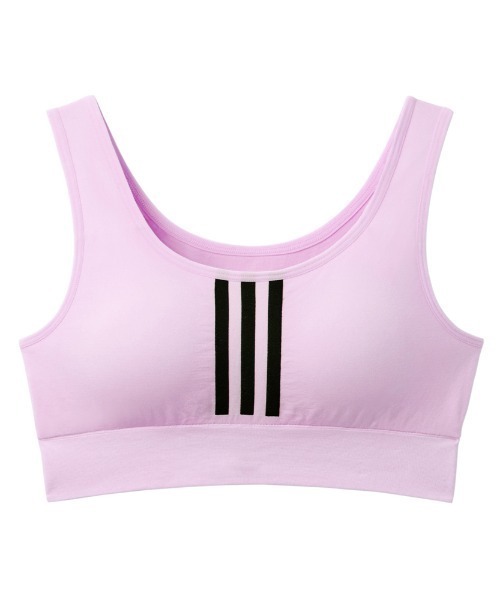adidas（アディダス）の「adidas/アディダス スポーツブラ スリーストライプロゴ 吸汗速乾（スポーツブラ・レディース・ミント/ブラック/ライラック・MEDIUM/LARGE/X-LARGE）」の15枚目の写真