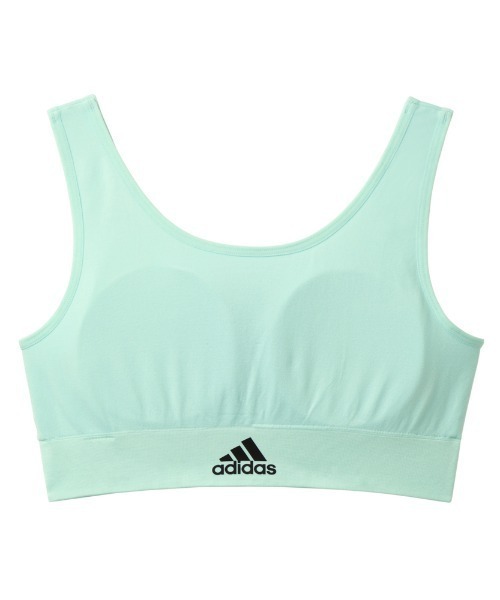 adidas（アディダス）の「adidas/アディダス スポーツブラ スリーストライプロゴ 吸汗速乾（スポーツブラ・レディース・ミント/ブラック/ライラック・MEDIUM/LARGE/X-LARGE）」の17枚目の写真