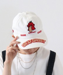 GRAF&WU（グラフアンドユー）の「GRAF&WU/グラフアンドウーBOOGHOST キュートお化けベースボールキャップ（キャップ）」