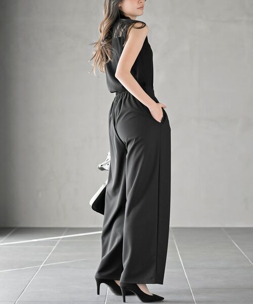 rps（アールピーエス）の「レース切替ハイネックタンクトップ（タンクトップ・レディース・オフホワイト/アイボリー/ブラック/グレイッシュベージュ・M/L）」の8枚目の写真