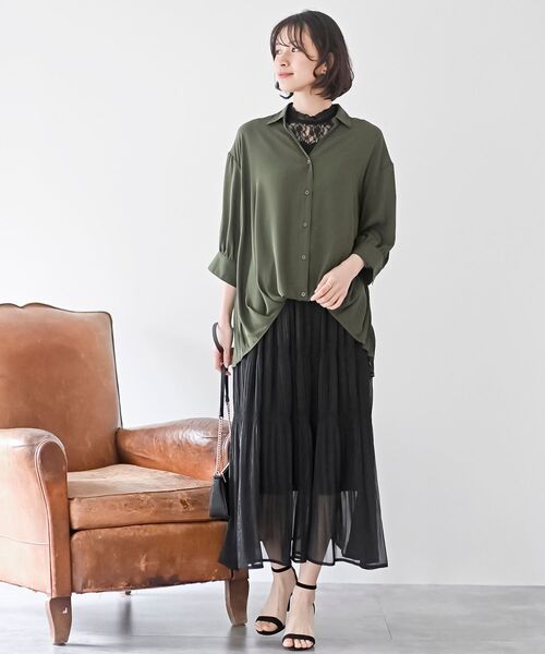 レース切替ハイネックタンクトップ（タンクトップ）｜rps（アール