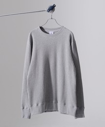 『JEMORGAN LONG JOHNS/ジェーイーモーガンロングジョーンズ』ビッグワッフルクルー長袖Tシャツ【+】