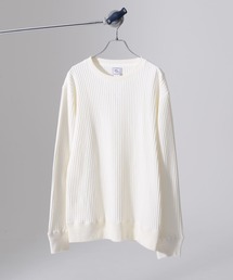 『JEMORGAN LONG JOHNS/ジェーイーモーガンロングジョーンズ』ビッグワッフルクルー長袖Tシャツ【+】