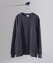 『JEMORGAN LONG JOHNS/ジェーイーモーガンロングジョーンズ』ビッグワッフルクルー長袖Tシャツ【+】