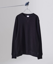 『JEMORGAN LONG JOHNS/ジェーイーモーガンロングジョーンズ』ビッグワッフルクルー長袖Tシャツ【+】