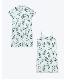 SLEEPY SLEEPY（スリーピースリーピー）の「アネモネプリントワンピース＋ガウンセット／SLEEPY SLEEPY（スリーピースリーピー）（ルームウェア/パジャマ）」