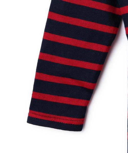 green label relaxing（グリーンレーベルリラクシング）の「■■■【KIDS】 LEE ボーダーワンピース（ワンピース・キッズ・レッド/ネイビー・110cm/120cm/100cm/130cm）」の9枚目の写真