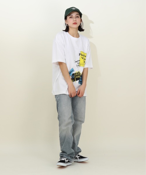 BABYDOLL(ベビードール)の「ステッカー Tシャツ 9257A(Tシャツ/カットソー・レディース・ピンク/ホワイト・L/M)」の13枚目の写真