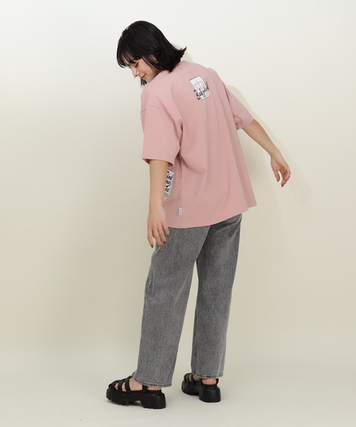 BABYDOLL(ベビードール)の「ステッカー Tシャツ 9257A(Tシャツ/カットソー・レディース・ピンク/ホワイト・L/M)」の20枚目の写真