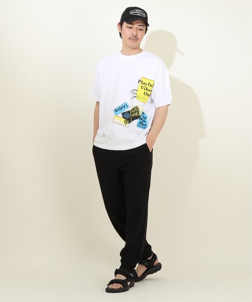 BABYDOLL(ベビードール)の「ステッカー Tシャツ 9257A(Tシャツ/カットソー・レディース・ピンク/ホワイト・L/M)」の9枚目の写真