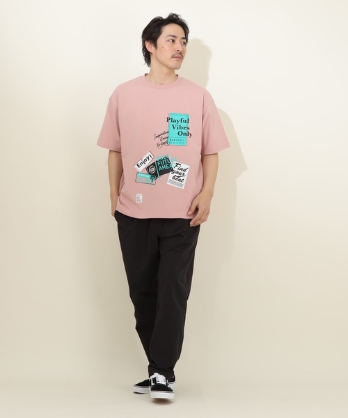 BABYDOLL(ベビードール)の「ステッカー Tシャツ 9257A(Tシャツ/カットソー・レディース・ピンク/ホワイト・L/M)」の18枚目の写真