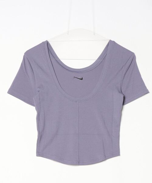 NIKE AS W NSW NK CHLL KNT MRIB SS T / ナイキ ウィメンズ NSW CHLL KNT MRIB S/S トップ 【SP】（Tシャツ/カットソー）｜NIKE（ナイキ）