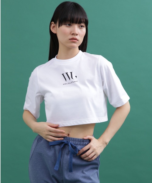 【セール】[W/J] クロップドTシャツ（Tシャツ/カットソー）｜JILL STUART（ジルスチュアート）