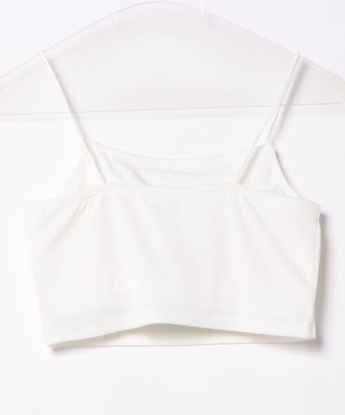 Settimissimo（セッティミッシモ）の「ショート丈 カップ付き キャミソール ブラトップ（キャミソール・レディース・ブラック/ホワイト・FREE）」の3枚目の写真