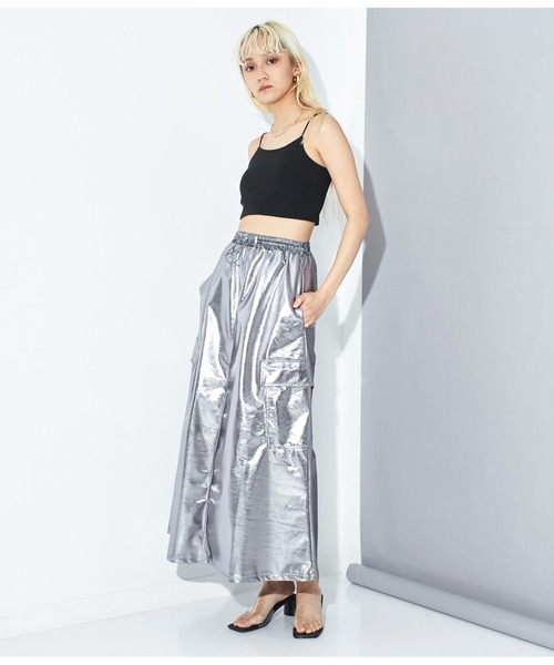 Settimissimo（セッティミッシモ）の「ショート丈 カップ付き キャミソール ブラトップ（キャミソール・レディース・ブラック/ホワイト・FREE）」の16枚目の写真